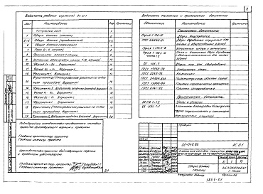 Состав альбома. Типовой проект 88-048.86Альбом 2 Архитектурно-строительные чертежи выше отметки 0.000 (АС.1-1)