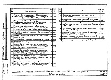 Состав альбома. Шифр СК1102-81 КоллекторыАльбом 1 Рабочие чертежи