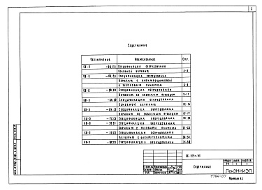 Состав альбома. Типовой проект 68-019м.86Альбом 12 СО Спецификации оборудования ОВ, ВК, Г, ЭО, СС