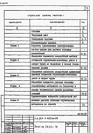 Состав альбома. Типовой проект 224-1-453пв.85Альбом 9 Отчет по СН 514-79.     