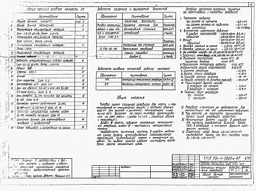 Состав альбома. Типовой проект 704-1-0220м.87Альбом 7 Конструкции металлические резервуара