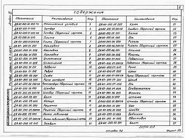 Состав альбома. Типовой проект 413-1-52.87Альбом 3 Затвор. Рыбозаградительные решетки с подъемником .     