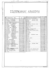 Состав альбома. Типовой проект 705-1-72Альбом 8 Нестандартизированное технологическое оборудование Части 1 и 2