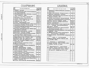 Состав альбома. Типовой проект 903-4-172.91Альбом 2 Технология производства.Автоматизация технологии производства.Силовое электрооборудование.Электрическое освещение.Связь и сигнализация.Отопление и вентиляция.Водоснабжение и канализация.