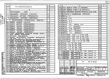 Состав альбома. Типовой проект 113-17-84.85Альбом 1 Архитектурно-строительные, санитарно-технические и электротехнические чертежи