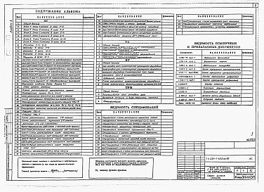 Состав альбома. Типовой проект 224-1-453пв.85Альбом 2 Архитектурно-строительные и технологические чертежи.     