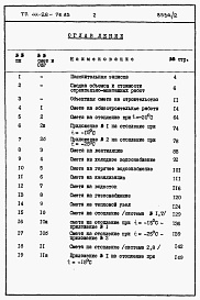 Состав альбома. Типовой проект 111-26-78.83Альбом 2  Раздел 8-1.85 Сметы (книги 1, 2 и 3)