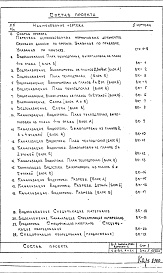 Состав альбома. Типовой проект III-1Выпуск 1 Со встроенным сооружением двойного назначения АII-900/III-I-80 Часть III-ВК Водоснабжение, канализация, водостоки Раздел 1.Х.1 Подземная и надземная части здания