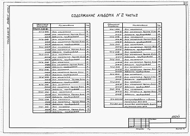 Состав альбома. Типовой проект У.414-3-021.92Альбом 2 Часть 2. Блоки нагнетания объектов основного производственного назначения ТХ 1. И - БН 24 - 43, ТХ 1. И - БН 24 - 43.ЭМ, ТХ 1. И - БН 24 - 43 АТХ 