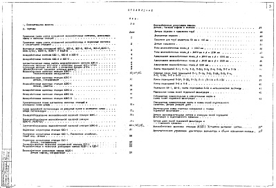 Состав альбома. Типовой проект 4-18-371/61Альбом 1 Септики, хлораторная, насосные станции. поля подземной фильтрации и почвенного орошения. Рабочие чертежи