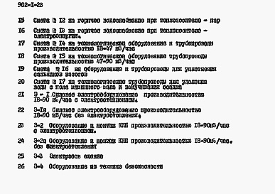 Состав альбома. Типовой проект 902-1-23Альбом 8 Сметы при глубине заложения подводящего коллектора 5,5 м