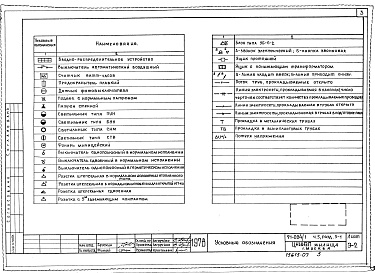 Состав альбома. Типовой проект 91-024/1Альбом 42 Часть 5 Электрооборудование
