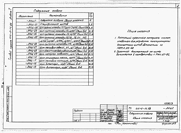 Состав альбома. Типовой проект 414-6-14.88Альбом 7 Задание заводу-изготовителю щитов.  