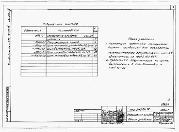 Состав альбома. Типовой проект 272-12-78с.86Альбом 4 Задание заводу на изготовление щитов и пультов автоматизации.     