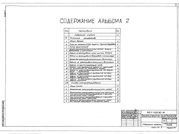 Состав альбома. Типовой проект 416-7-0322.90Альбом 2 Технология производства. Силовое электрооборудование     