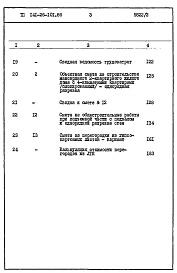 Состав альбома. Типовой проект 141-26-101.86Альбом 2 Раздел 8-1 Сметы