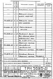 Состав альбома. Типовой проект 907-2-136сАльбом 2 Рабочие чертежи фундамента