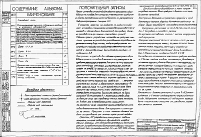 Состав альбома. Типовой проект 901-6-21Альбом 9 Устройства для подъемно-транспортного оборудования