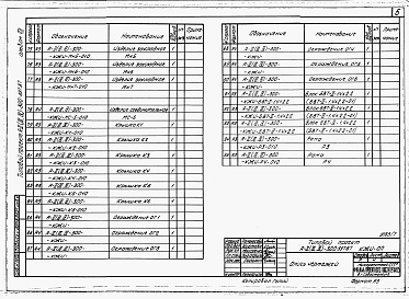 Состав альбома. Типовой проект А-II,III,IV-300-397.87Альбом 7 Строительные изделия заводского изготовления. Вариант для водонасыщенных грунтов     