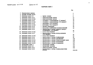 Состав альбома. Типовой проект 503-6-10.86Альбом 8 Сметы 