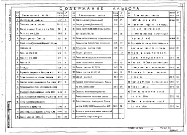 Состав альбома. Типовой проект 416-7-281.88Альбом 1 Пояснительная записка. Технология производства. Архитектурно-строительные решения. Отопление и вентиляция. Внутренний водопровод и канализация. Силовое электрооборудование. Автоматизация отопления и вентиляции. Связь и сигнализация