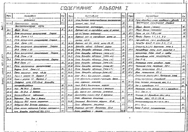 Состав альбома. Типовой проект 407-3-267Альбом 1 Пояснительная записка и чертежи