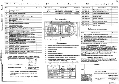 Состав альбома. Типовой проект 290-1-41.84Альбом 1 Архитектурно-строительная часть     