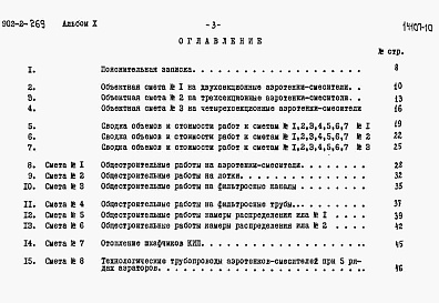 Состав альбома. Типовой проект 902-2-269Альбом 10 Сметы   
