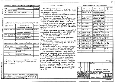 Состав альбома. Типовой проект У.704-2-73.95Альбом 4 Площадка слива топлива ТХ, АС,  КМ, ЭМ, А, ПС
