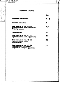 Состав альбома. Типовой проект 254-8-43.01.86Альбом 6 Проектная документация на перевод вспомогательных  помещений в подвале на режим ПРУ П-2-450