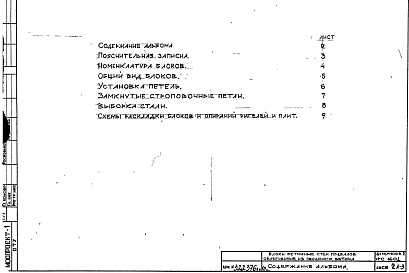 Состав альбома. Шифр РС 1601Альбом 2 Дополнение №2. Рабочие чертежи.