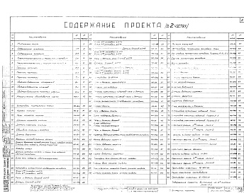 Состав альбома. Типовой проект 2С-06-11/69Альбом 5 Чертежи механического оборудования