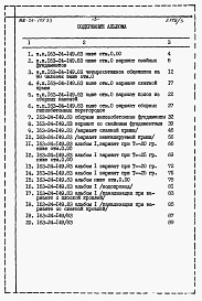 Состав альбома. Типовой проект 163-24-149.83Альбом 6 Ведомости потребности в материалах