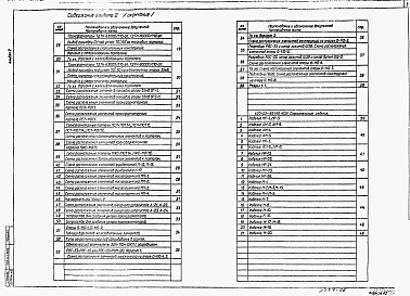 Состав альбома. Типовой проект 407-03-591.90Альбом 2 Строительные конструкции