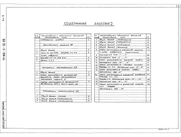 Состав альбома. Типовой проект 902-5-52.88Альбом 2 Архитектурные решения    Конструкции железобетонные    Конструкции металлические    