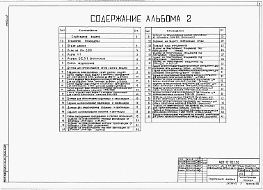 Состав альбома. Типовой проект 409-13-025.90Альбом 2 Технология производства     