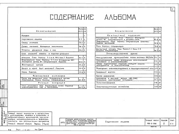 Состав альбома. Типовой проект 902-2-266Альбом 2 Схемы генпланов. Профили движения воды и ила. Сооружения по очистке сточных вод. Производственное здание. Электротехническая часть     