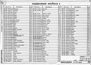 Состав альбома. Типовой проект 411-2-176.86Альбом 5  Нестандартизированное оборудование.      