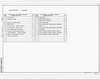 Состав альбома. Типовой проект 903-4-0182.94Альбом 2 Силовое электрооборудование. Автоматизация технологии производства