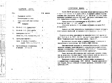 Состав альбома. Шифр ИЖ 98Альбом 1 Рабочие чертежи