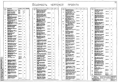 Состав альбома. Типовой проект 409-26-4Альбом 10 Силовое электрооборудование.Электрическое освещение.