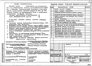 Состав альбома. Типовой проект 86-048.91 Альбом 1 Общие архитектурно-строительные решения АС.0