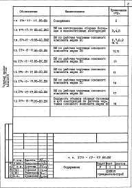 Состав альбома. Типовой проект 274-15-19.86Альбом 5 Ведомости потребности в материалах