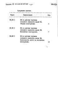 Состав альбома. Типовой проект 409-10-055.86Альбом 11  Ведомости потребности в материалах.   