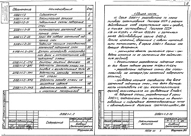 Состав альбома. Серия 3.002.1-1 СборныеВыпуск 0 Материалы для проектирования 