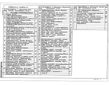 Состав альбома. Типовой проект 708-57.90Альбом 4 Силовое электрооборудование. Электрическое освещение    
