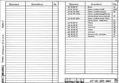 Состав альбома. Типовой проект 501-05-34.83Альбом 5 Типовые конструкции.Станционные устройства