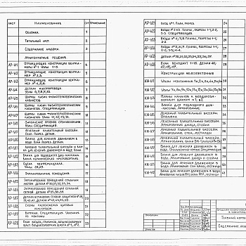 Состав фльбома. Типовой проект 252-4-34с.83Альбом 9 Узлы архитектурных и конструктивных решений
