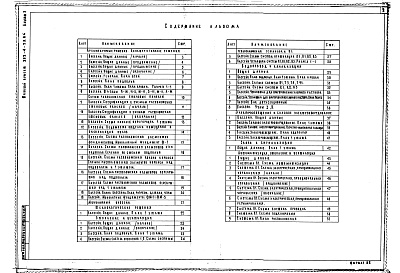 Состав альбома. Типовой проект 252-4-53.86Альбом 3 БАССЕЙН. Архитектурные, конструктивные и технологические решения. Отопление и вентиляция, водопровод и канализация. Электроосвещение и силовое электрооборудование. Связь и сигнализация. Автоматизация отопления и вентиляции