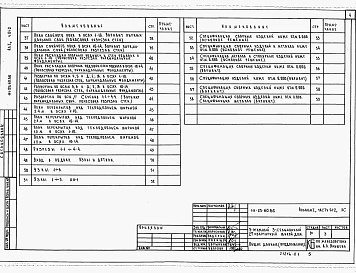 Состав альбома. Типовой проект 111-25-60.86Альбом 1 Часть 01-2 Архитектурно-строительные чертежи ниже отм.0.000. Часть 1 Архитектурно-строительные чертежи выше отм.0.000. Часть 2 Сантехнические и электротехнические чертежи